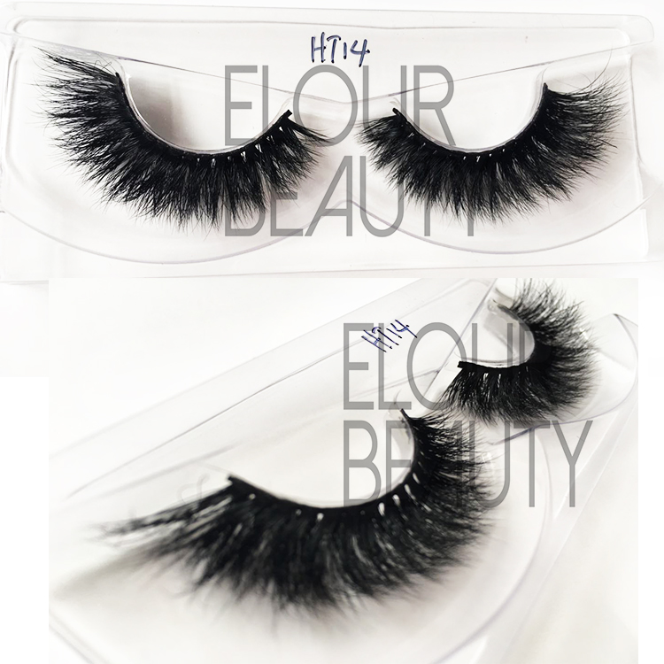 Factory supply mink 3D double eyelashes China EJ49